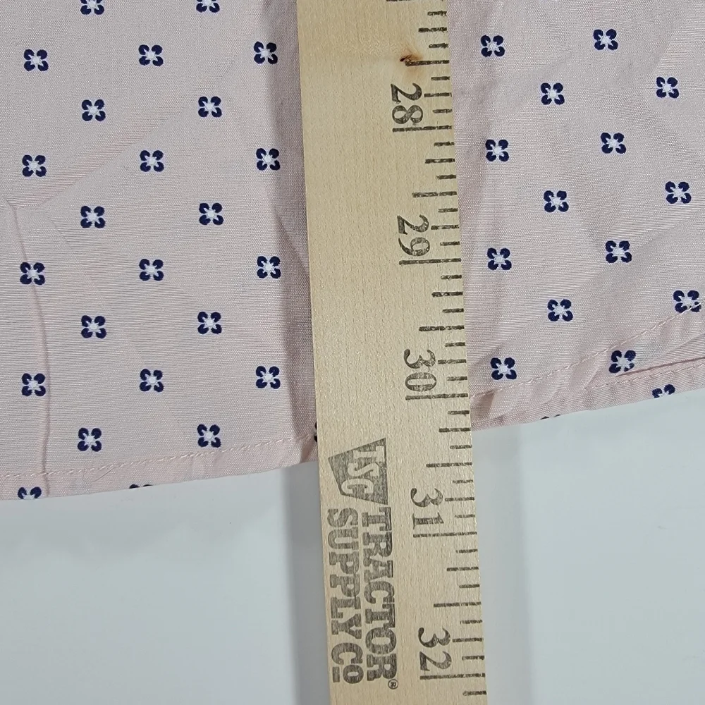 NEW J. Crew Button Shirt Classic Stretch Floral Secret Wash Cotton Poplin Mens L